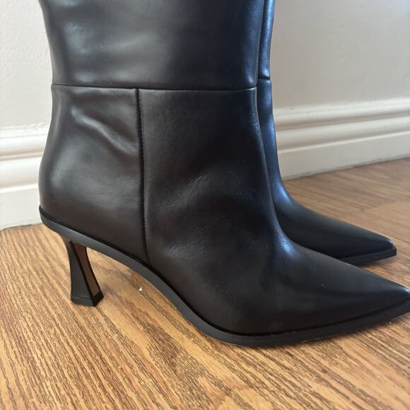 Vince Camuto Black Knee High Boots, Womens Size 6.5 Leather NWOB x Emily Travis - Picture 3 of 5